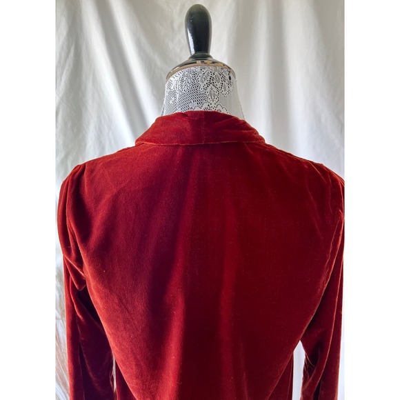 Re:Named Red Velvet Double Breasted Blazer - Picture 6 of 11